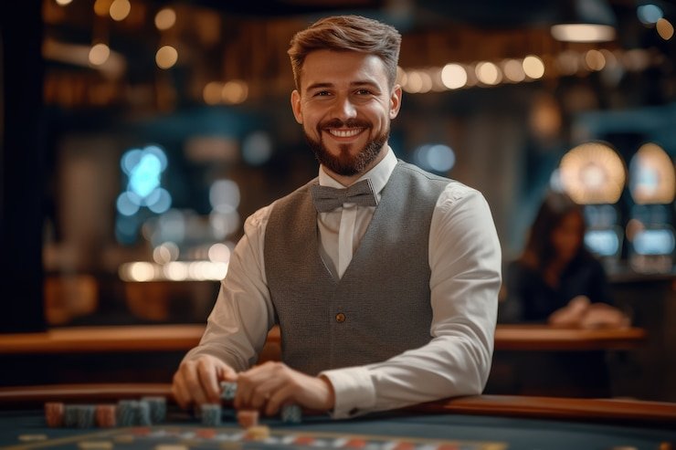 Roulette betting interface showing inside and outside bet placements
